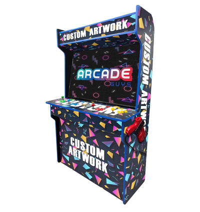 4-player 4K 55" Retro Arcade machine custom artwork
