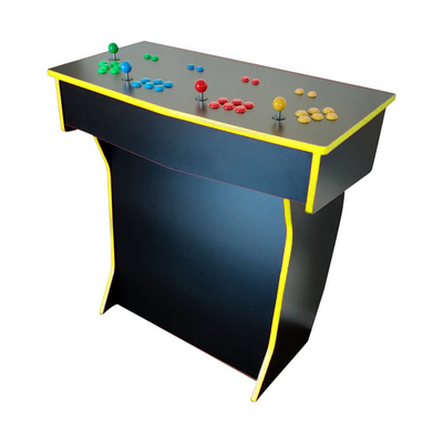 four-player arcade table yellow