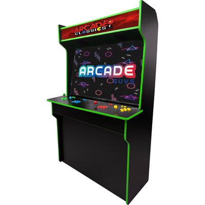 4-player 4K 55" arcade pacman font