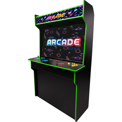 4-player 4K 55" arcade 90s font green