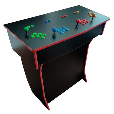 four-player arcade table left view